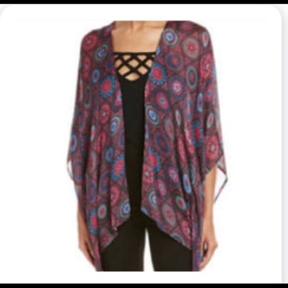 satva Akula kimono ocean depths print NWT, M/L - Picture 1 of 11